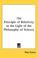 Cover of: The Principle of Relativity in the Light of the Philosophy of Science