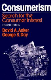 Cover of: Consumerism: search for the consumer interest