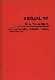 Cover of: Sexuality, new perspectives