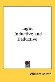 Cover of: Logic: Inductive and Deductive