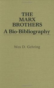 Cover of: The Marx brothers: a bio-bibliography