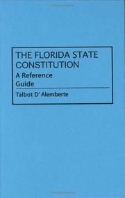 Cover of: The Florida state constitution: a reference guide