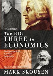 Cover of: The Big Three in Economics