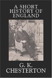 Cover of: A Short History of England | G. K. Chesterton