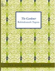 Cover of: The Gardener (Large Print Edition) by Rabindranath Tagore
