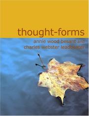 Cover of: Thought-Forms (Large Print Edition)