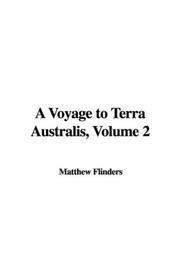Cover of: A Voyage to Terra Australis, Volume 2