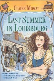 Cover of: Last summer in Louisbourg