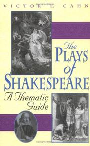 The plays of Shakespeare by Victor L. Cahn