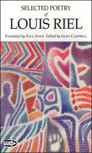 Cover of: Selected Poetry of Louis Riel (Picas Series)