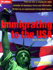 Cover of: Immigrating to the USA by Dan P. Danilov