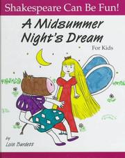 Cover of: A Midsummer Night's Dream : For Kids (Shakespeare Can Be Fun Series)