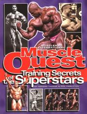 Cover of: Muscle Quest: Training Secrets of the Super Stars
