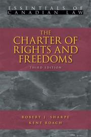 Cover of: The Charter of Rights and Freedoms (Essentials of Canadian Law)