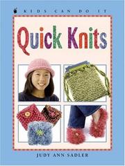 Cover of: Quick Knits (Kids Can Do It)