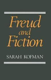 Cover of: Freud and fiction