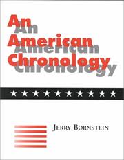 Cover of: An American chronology