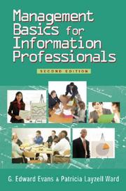Cover of: Management Basics for Information Professionals, Second Edition by G. Edward Evans, Patricia Layzell Ward