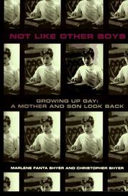Cover of: Not Like Other Boys: Growing Up Gay : A Mother and Son Look Back