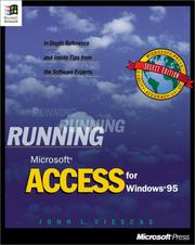 Cover of: Running Microsoft Access for Windows 95: in-depth reference and inside tips from the software experts