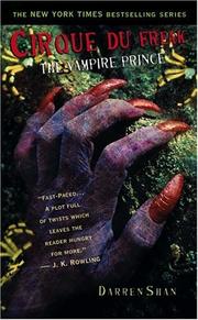Cover of: Cirque Du Freak #6: The Vampire Prince: Book 6 in the Saga of Darren Shan (Cirque Du Freak: The Saga of Darren Shan) by Darren Shan