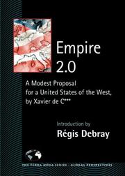 Cover of: Empire 2.0: a modest proposal for a United States of the West