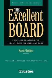 The Excellent Board by Karen Gardner