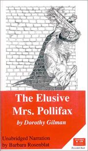 Cover of: The Elusive Mrs. Pollifax by 