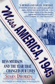 Cover of: Miss America, 1945: Bess Myerson and the Year That Changed Our Lives