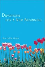Cover of: Devotions for a New Beginning by Hal McElwaine Helms