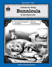 Cover of: A Guide for Using Bunnicula in the Classroom by AMY SHORE