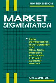 Market segmentation by Art Weinstein