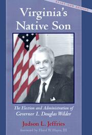 Cover of: Virginia's native son: the election and administration of Governor L. Douglas Wilder