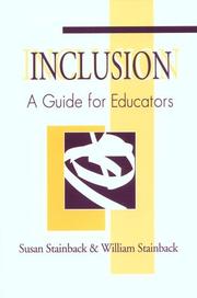 Cover of: Inclusion: a guide for educators
