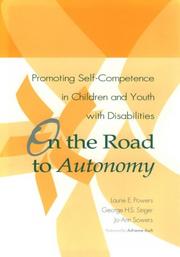 On the road to autonomy : promoting self-competence in children and youth with disabilities