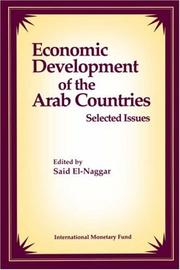 Cover of: Economic development of the Arab countries by edited by Said El-Naggar.