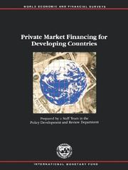 Cover of: Private Market Financing for Developing Countries (World Economic and Financial Surveys,)