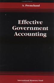 Cover of: Effective government accounting