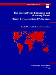 Cover of: The West African Economic and Monetary Union |