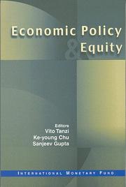Cover of: Economic Policy & Equity (International Monetary Fund Book)