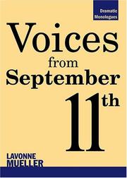 Cover of: Voices from September 11th