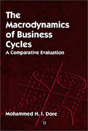 The macrodynamics of business cycles : a comparative evaluation