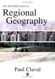 Cover of: Introduction to Regional Geography