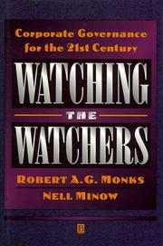 Watching the watchers : corporate governance for the 21st century