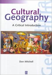 Cover of: Cultural Geography: A Critical Introduction