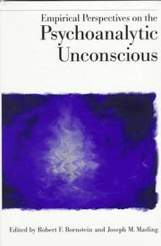 Empirical perspectives on the psychoanalytic unconscious