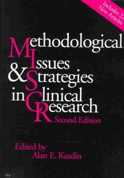 Methodological issues & strategies in clinical research