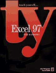 Cover of: Excel 97 for Windows by John Weingarten