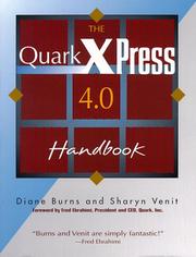 Cover of: The QuarkXPress 4.0 handbook by Diane Burns