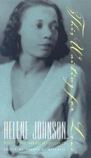 Cover of: This Waiting for Love: Helene Johnson, Poet of the Harlem Renaissance
